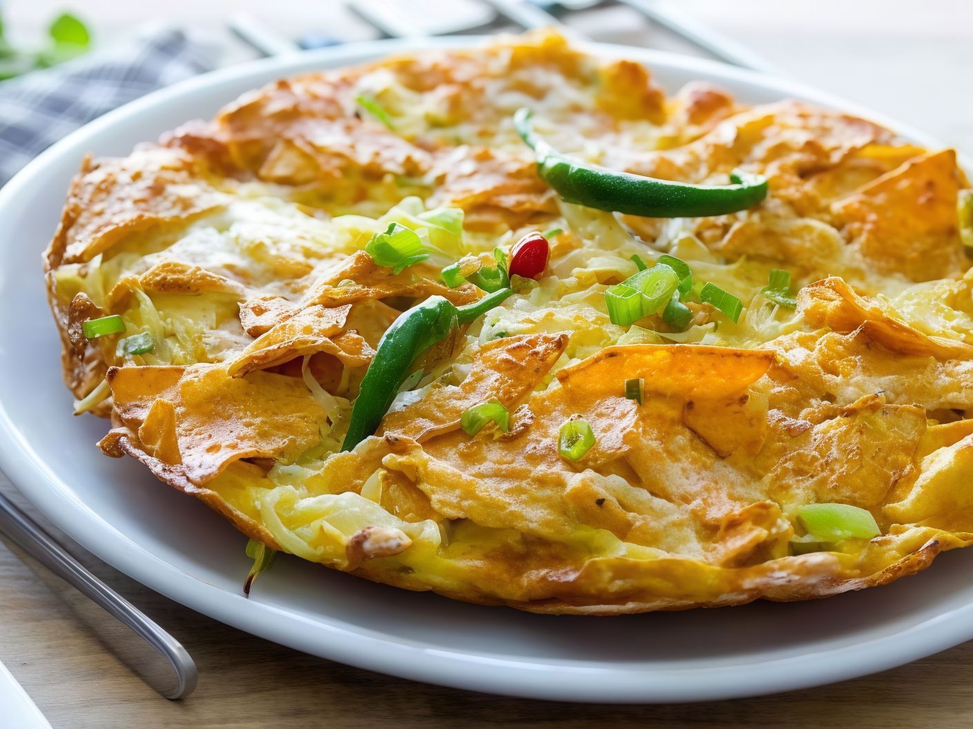 Apache omelette sandwich