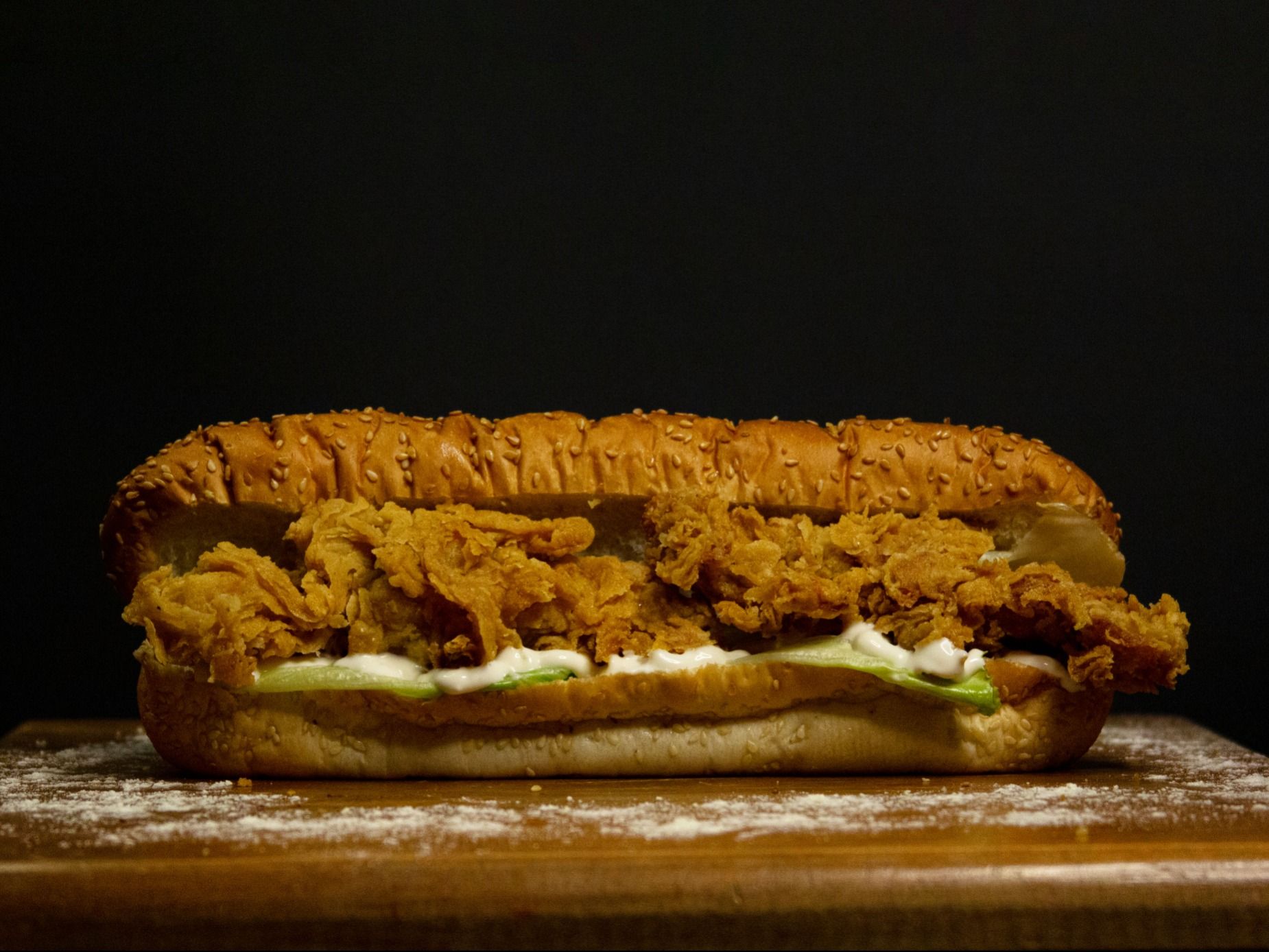 Chicken Strips Plain Sandwich