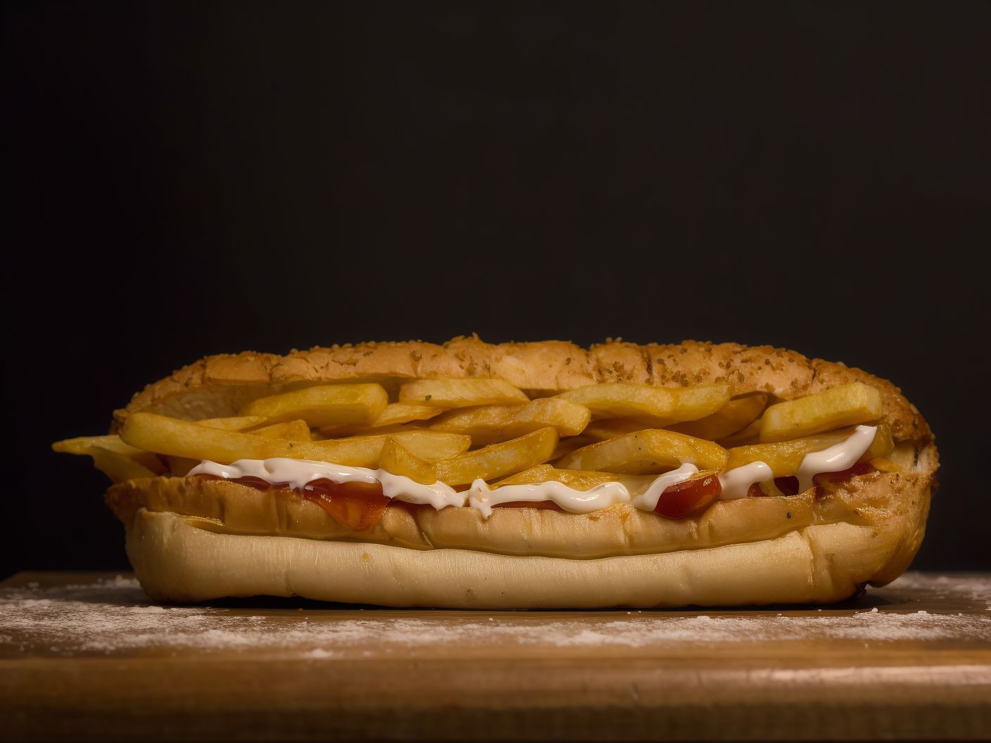 French Fries Sandwich