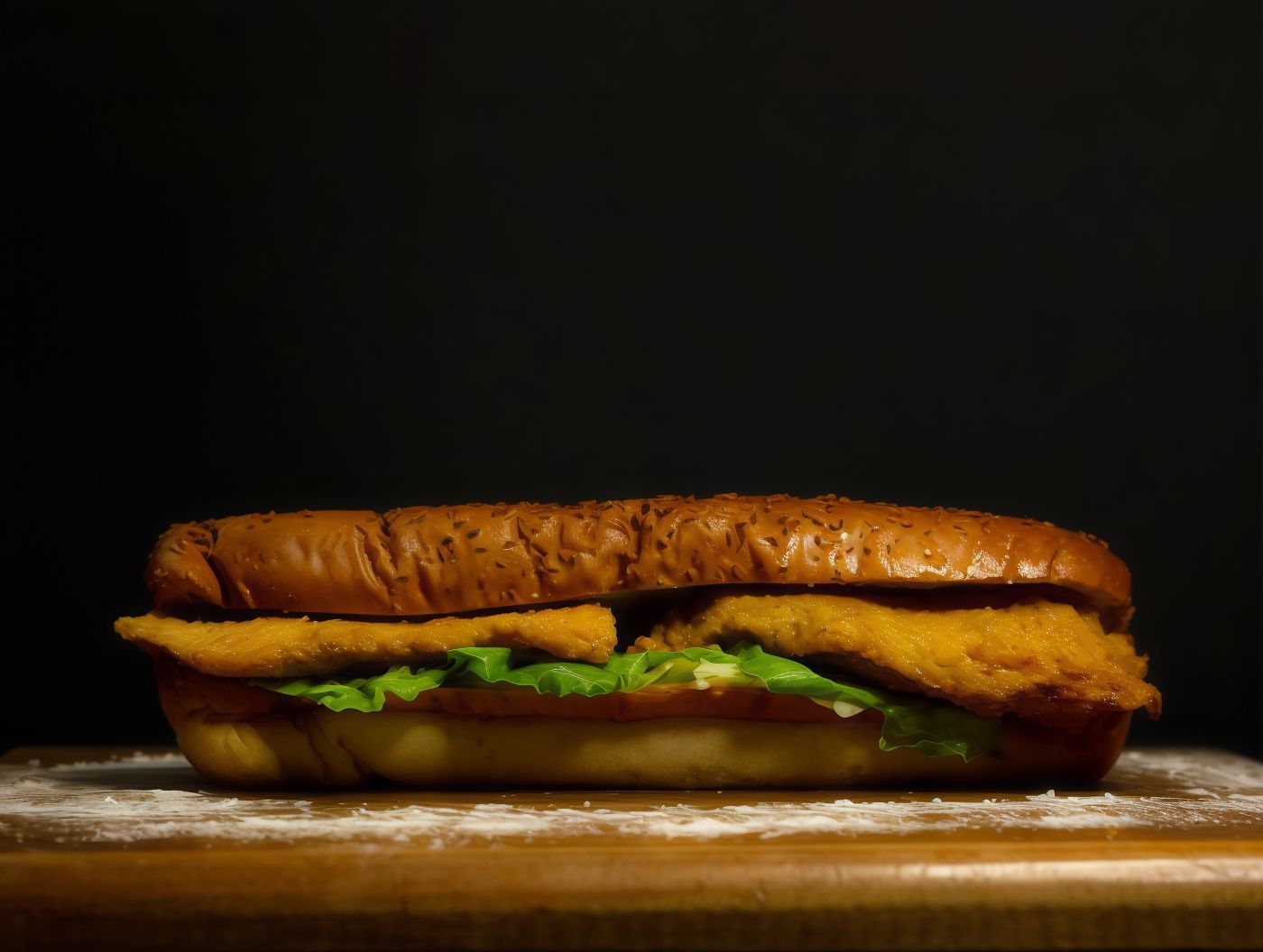 Chicken Pane Plain Sandwich