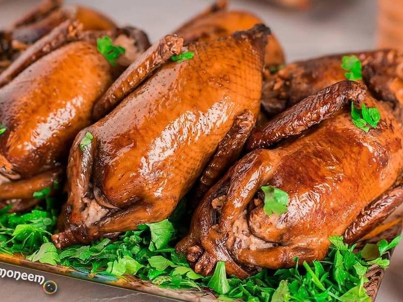 Stuffed Pigeon with Rice