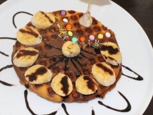 Chocolate Banana Waffle
