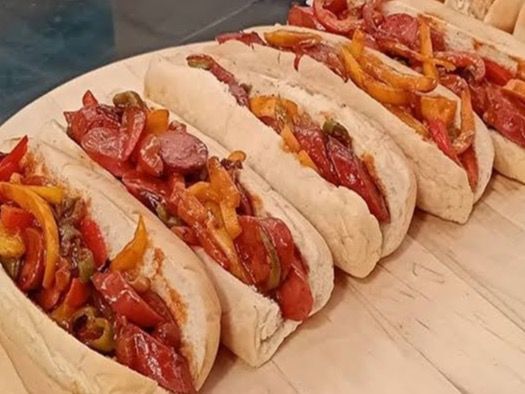 Mexicano Hot Dog sandwich