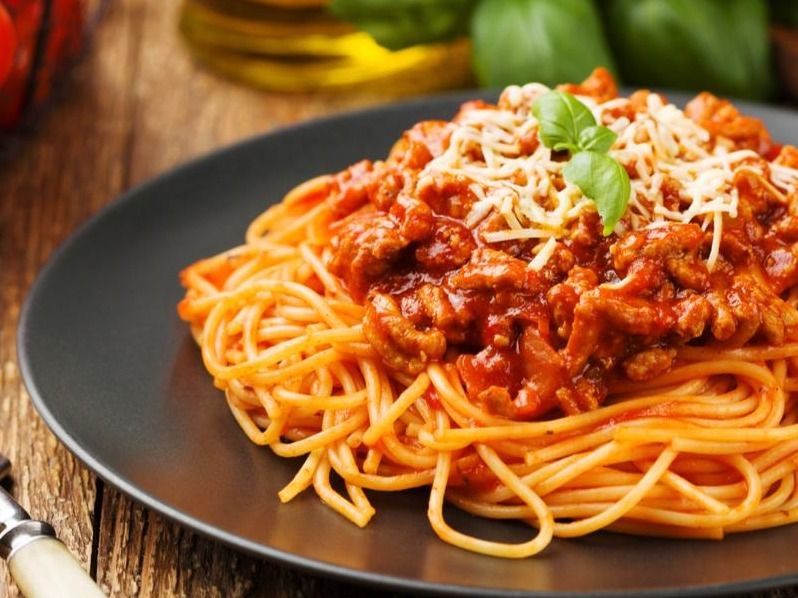 Spaghetti Pasta With Minced Meat