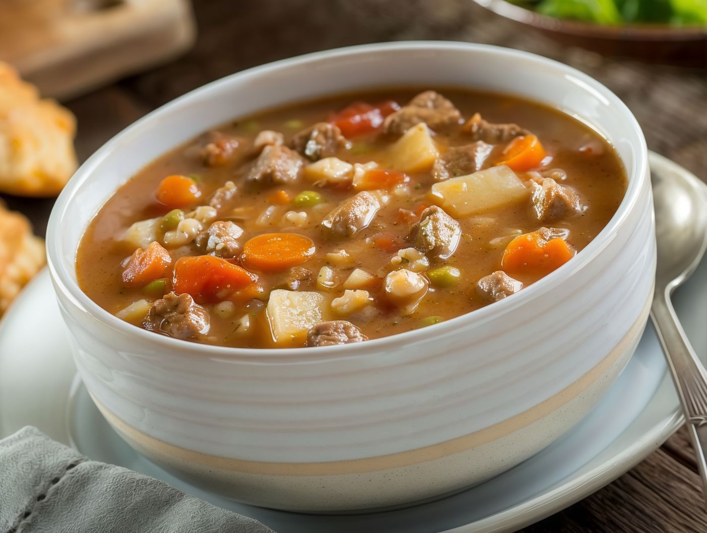 Vegetable With Meat Soup