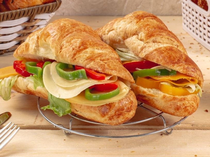 Cheddar Cheese Croissant Sandwich