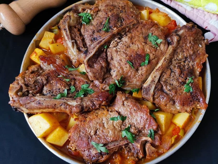 Ribs Vegetables Casserole