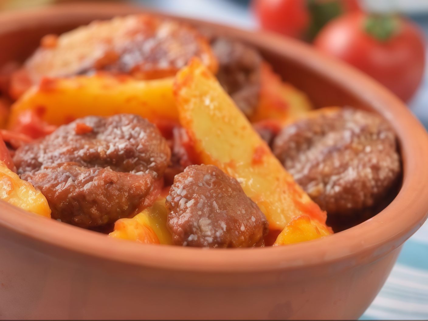 Potato Casserole with Prime Beef