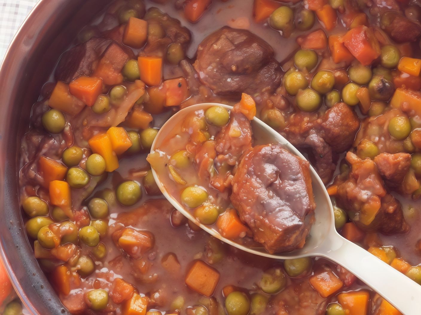 Pea and Meat Casserole