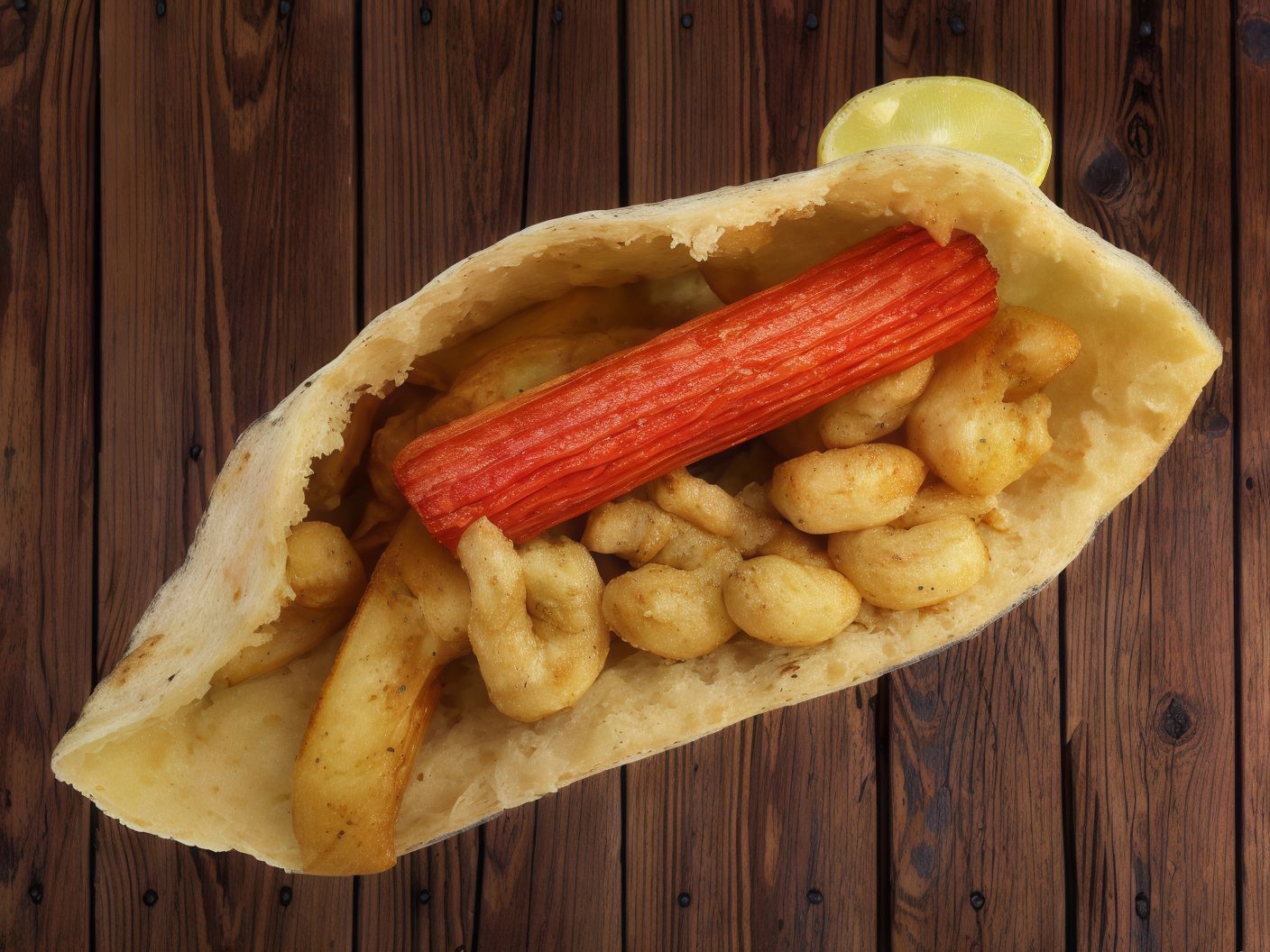 Baladi Bread Tabarak Mix Sandwich