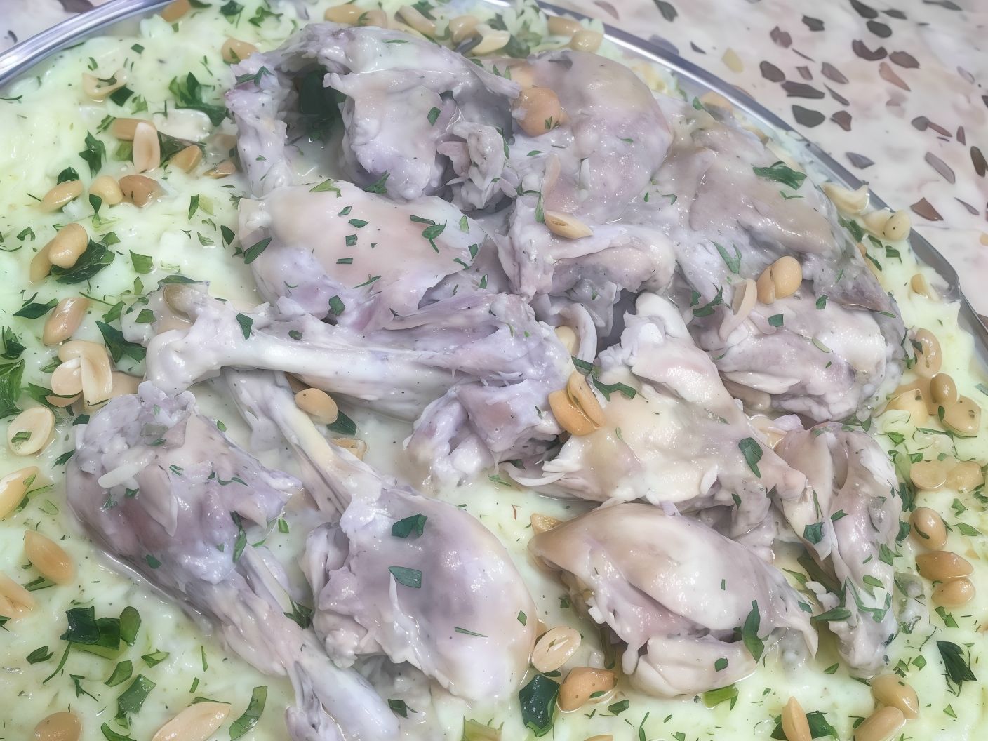 Chicken Mansaf Dish