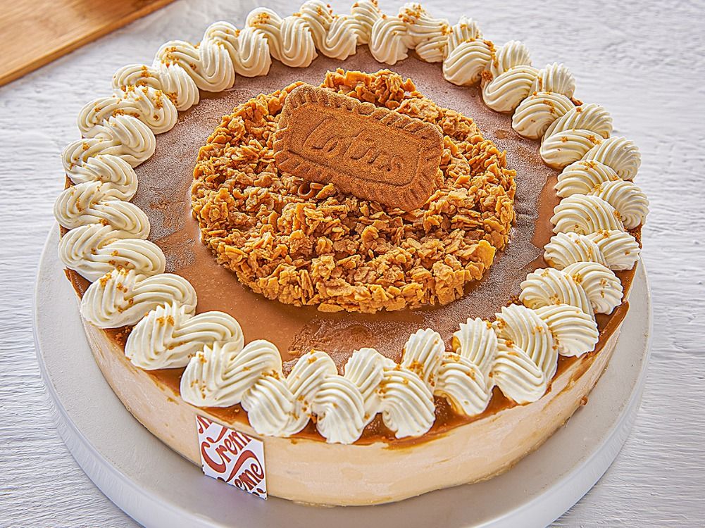 Lotus ice cream cake