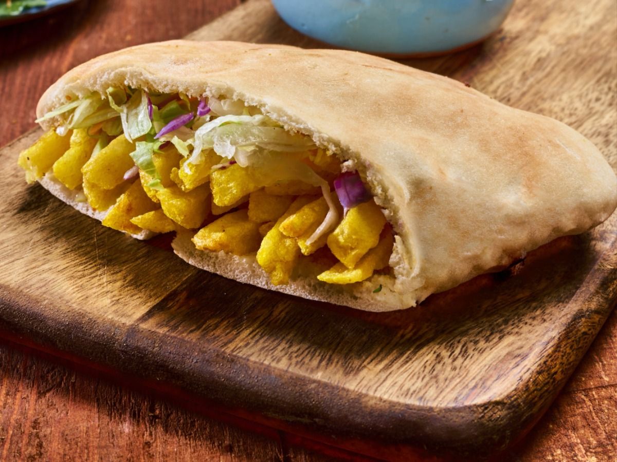 Potatoes with Cheese Sandwich