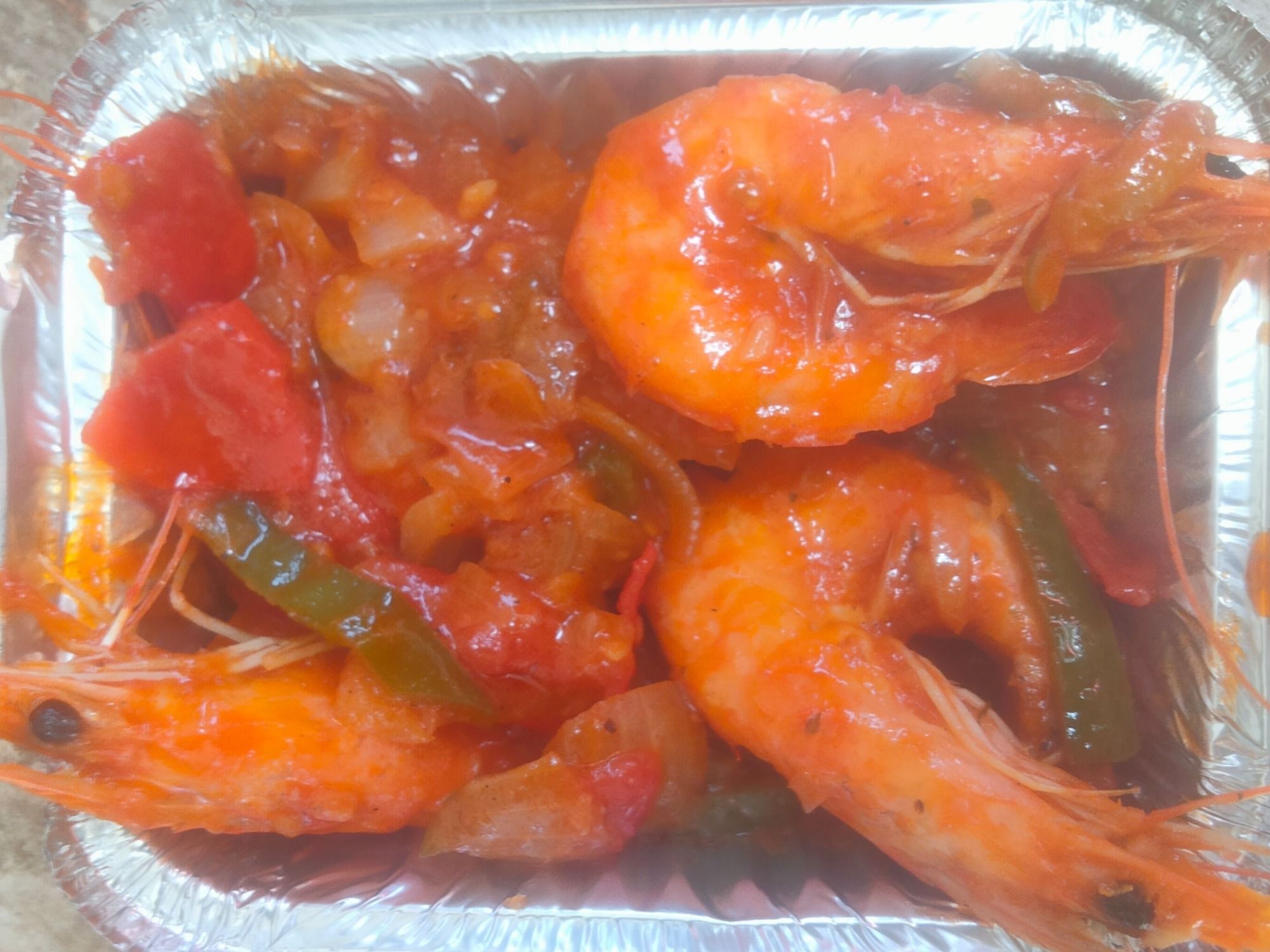 Unpeeled Shrimp Casserole