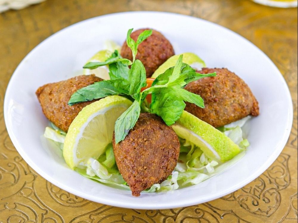 Fried Kebbah With Pine Nut