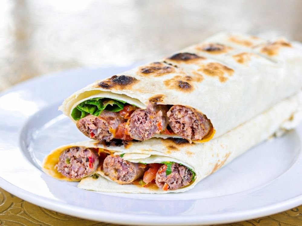 Oriental Sausage Sandwich
