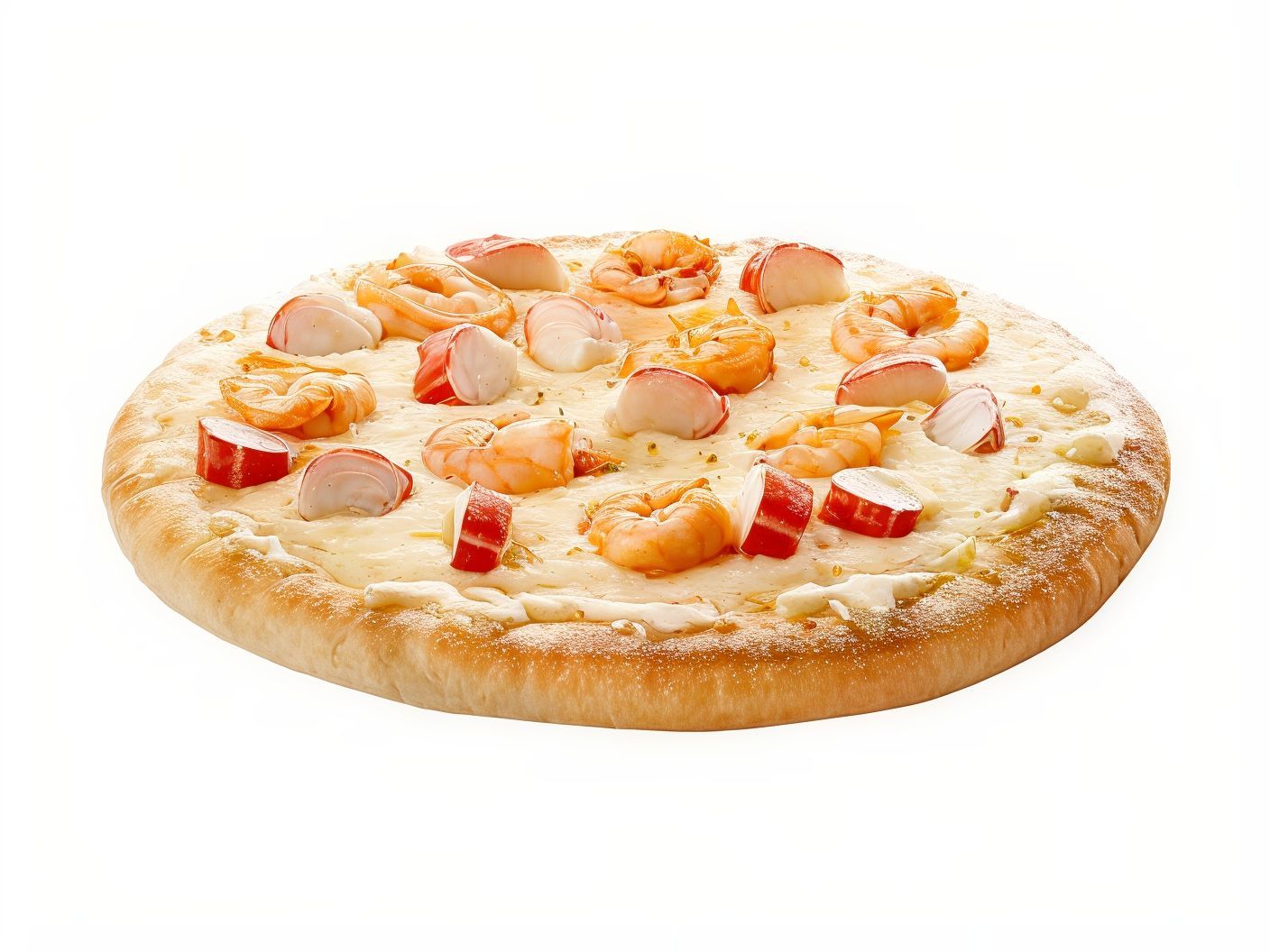Seafood Ranch Pizza