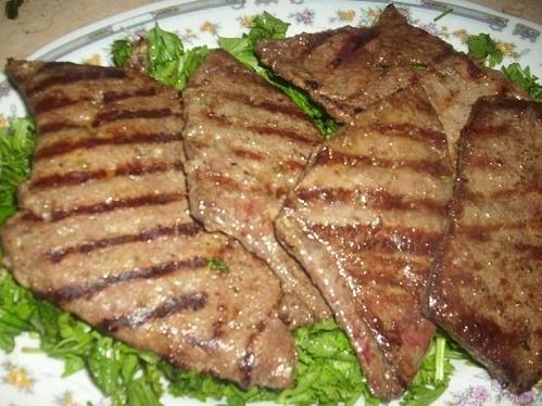 Grilled Veal Liver