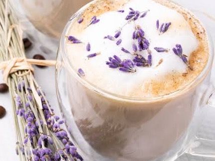 Lavender Iced Latte
