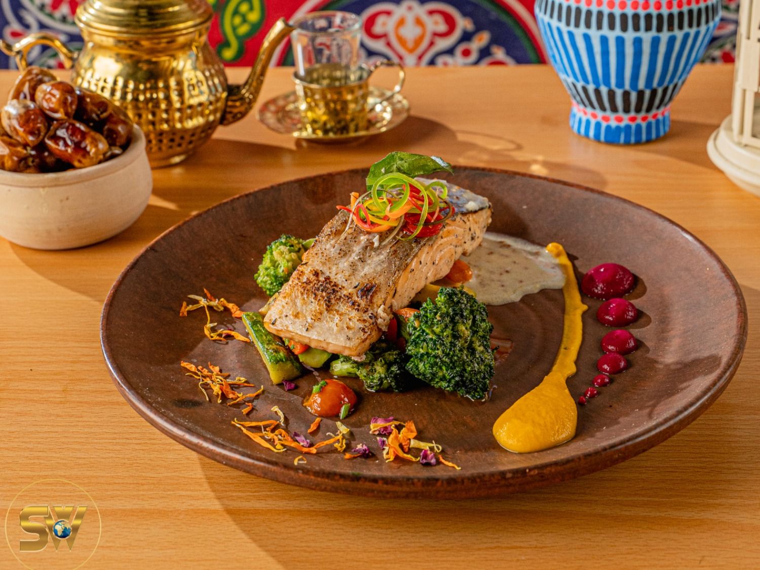 Salmon Grill dish