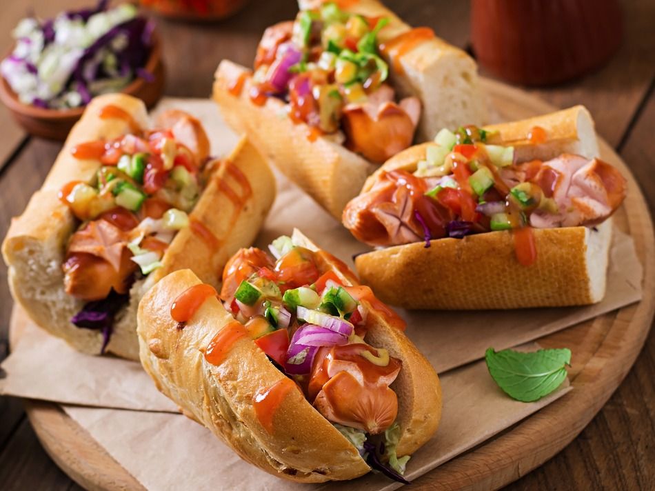 Mexican Hot Dog Sandwich