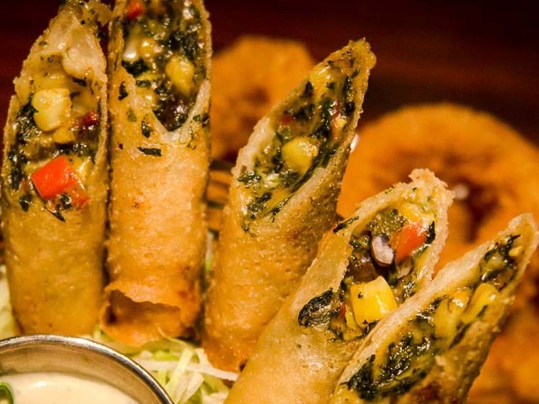 Santa Fe Chicken Rolls