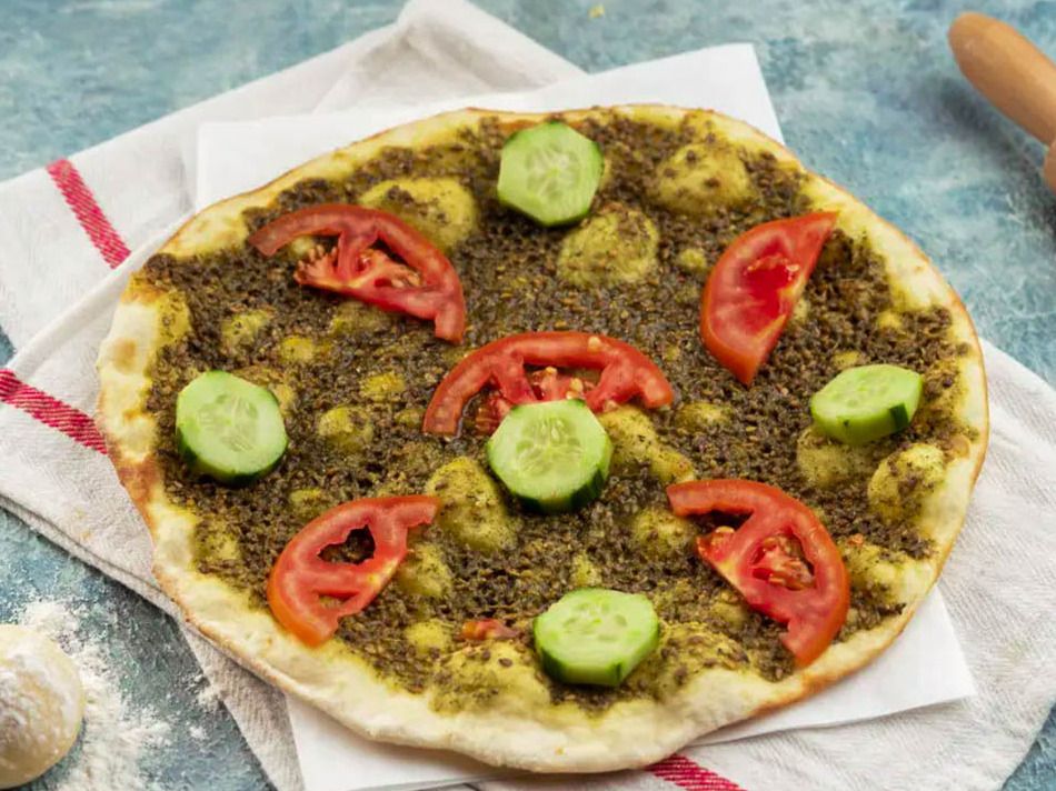 Zaatar And Vegetables