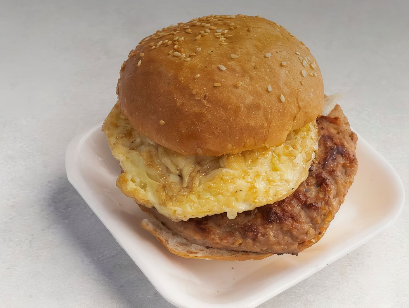 Egg Burger Sandwich