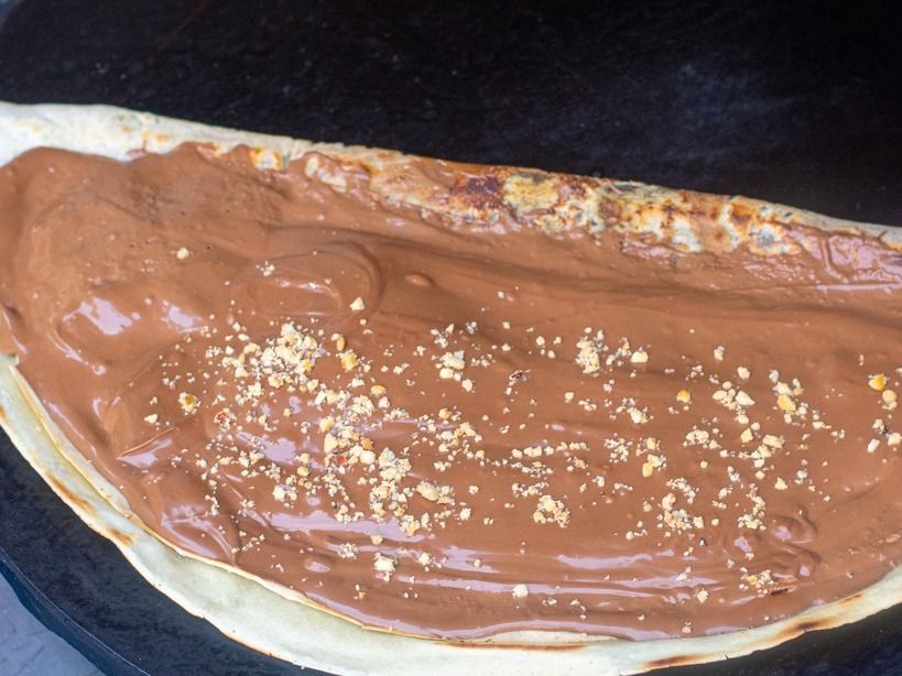 Chocolate crepe