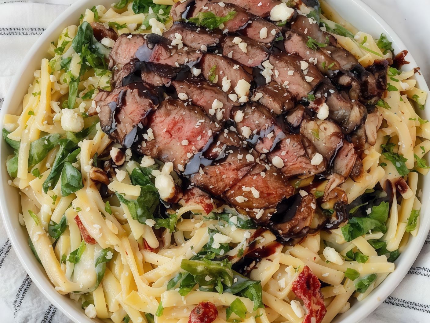 Mushroom And Stick Pasta