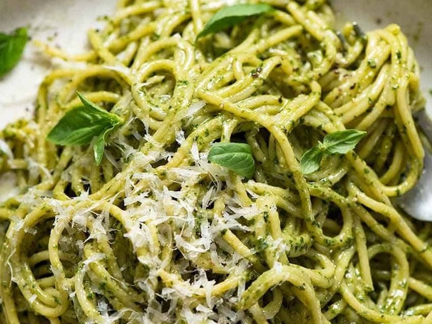 Chicken pesto pasta