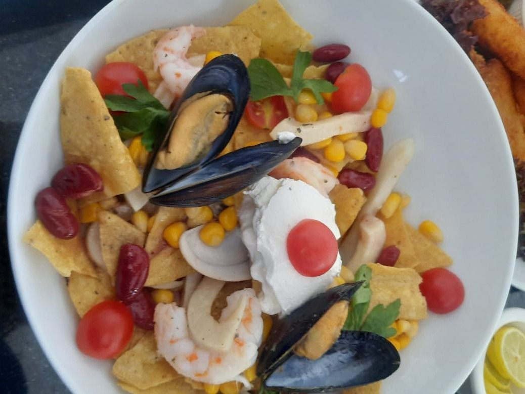 Mexican Seafood Nachos