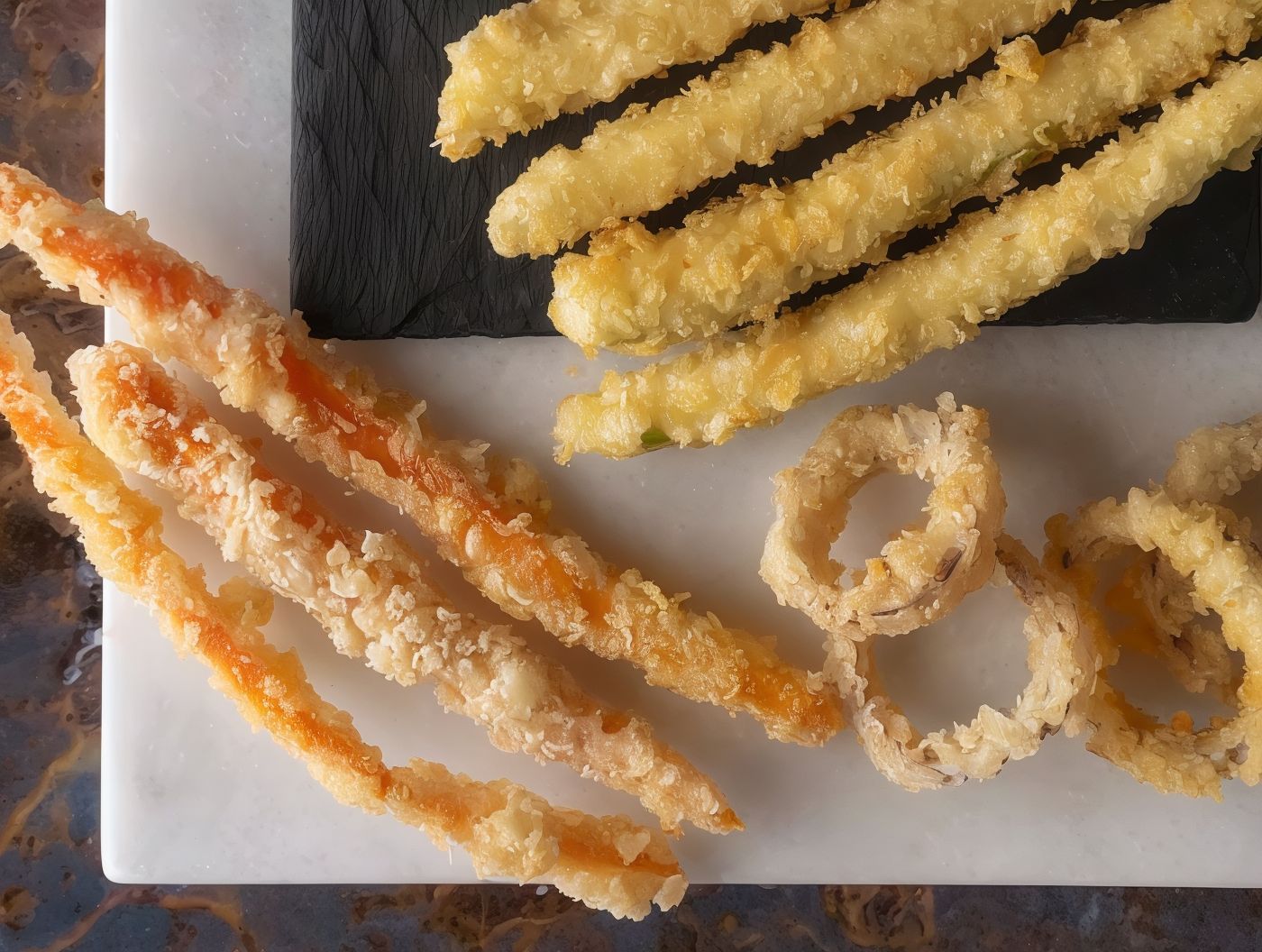 Crispy vegetables