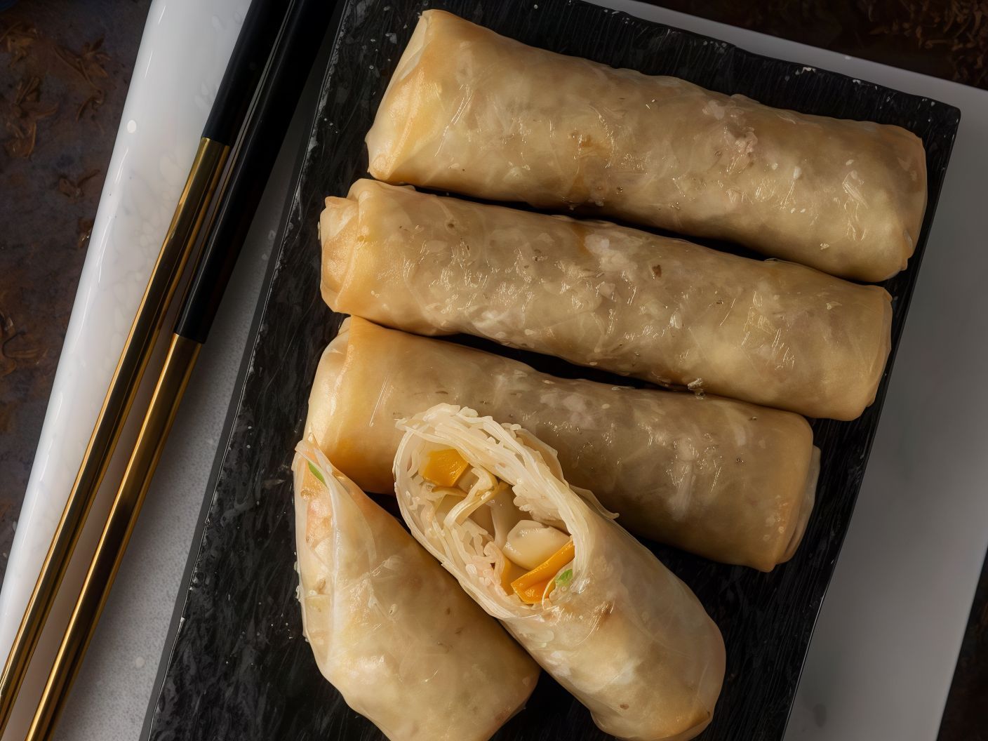 CHICKEN SPRING ROLLS