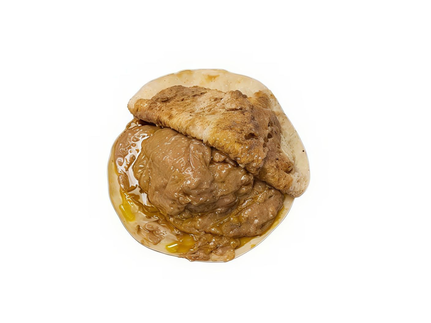Foul Sandwich with Spicy Oil