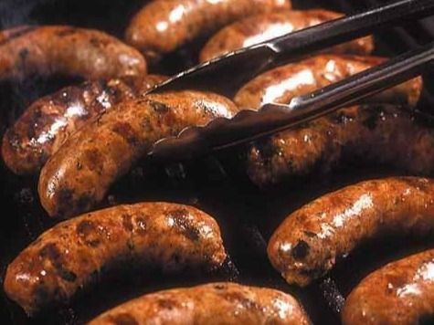 1 Kilo Sausages On Charcoal