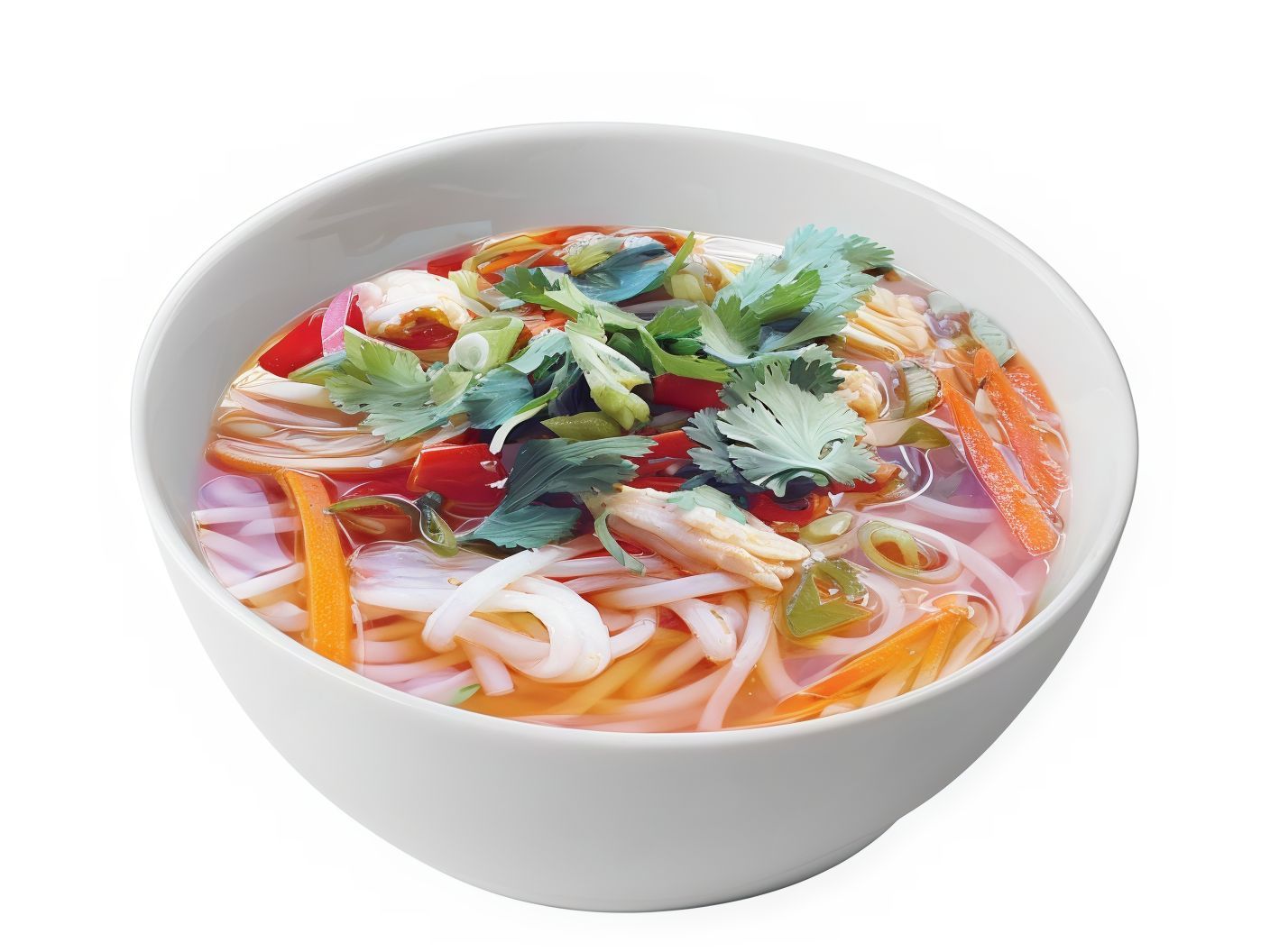 California Shrimp Noodles Soup