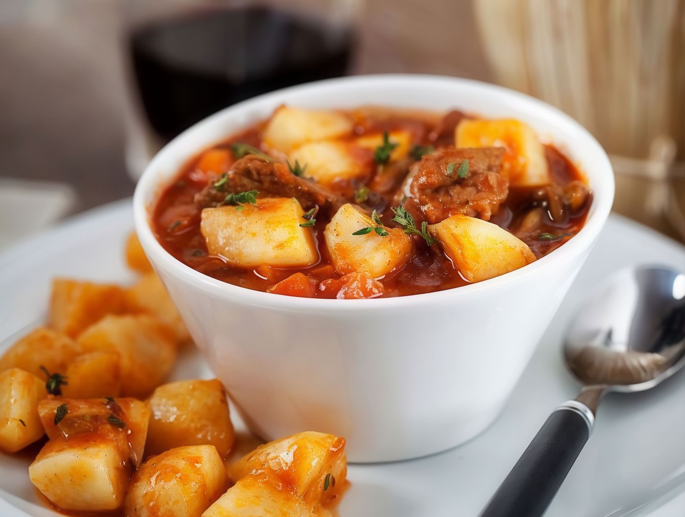 Meat and potato stew