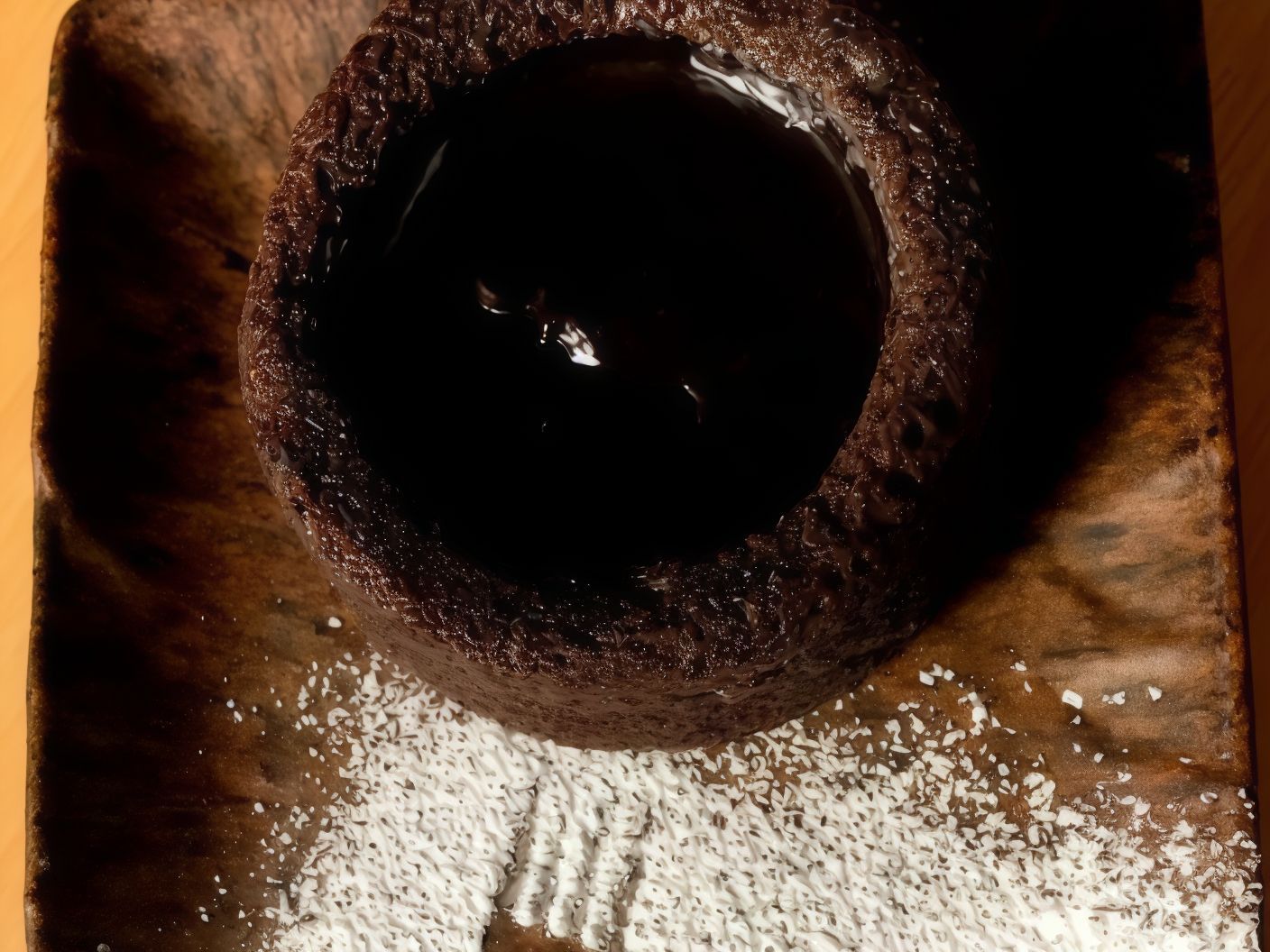 Chocolate Cake Volcano
