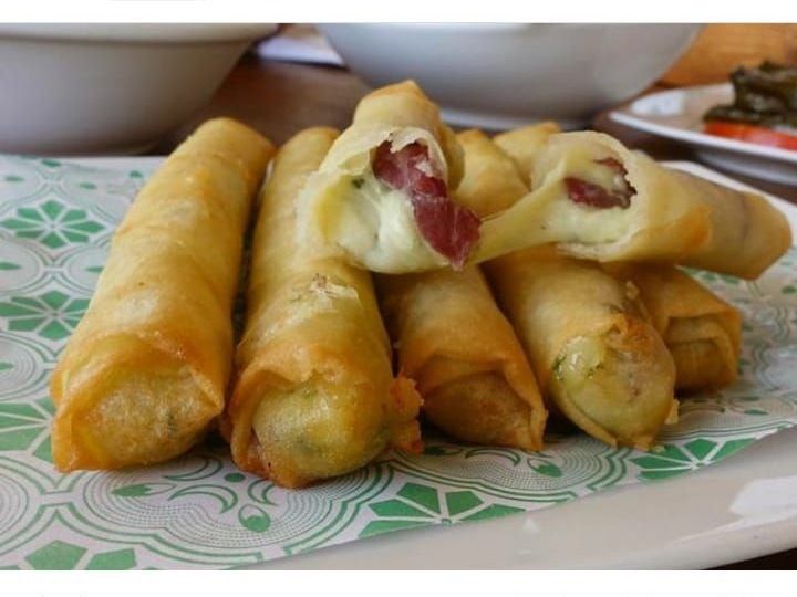 Bastrma Cheese Rolls Grilled