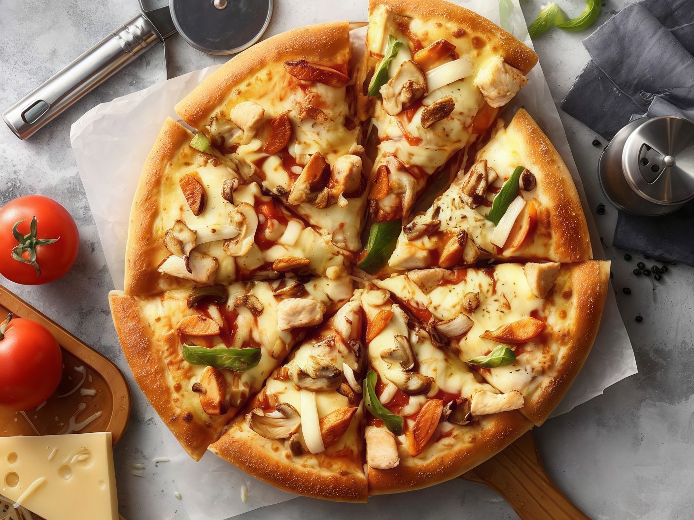 Chicken Festival pizza
