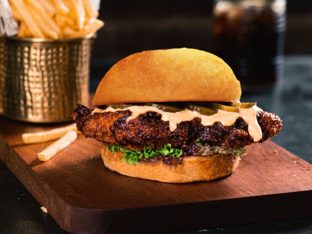 Nashville Chicken Burger Sandwich