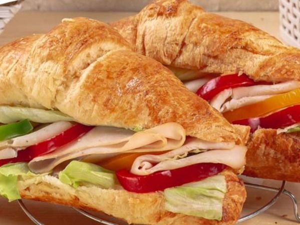 Turkish croissant sandwich