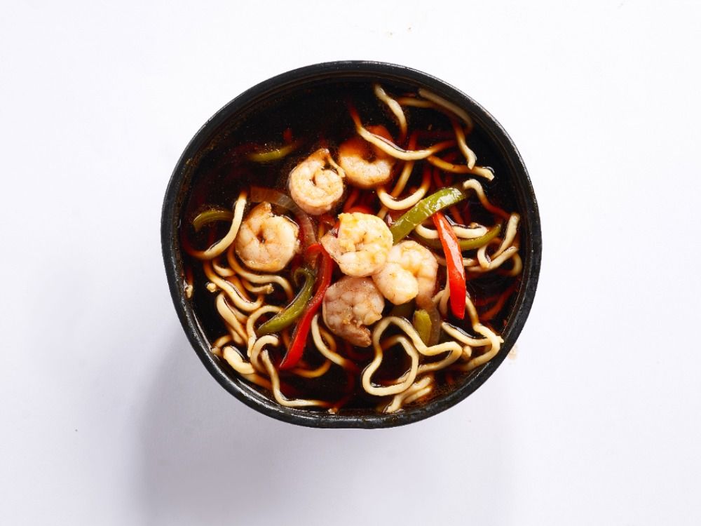 Spicy Shrimp Noodles Soup