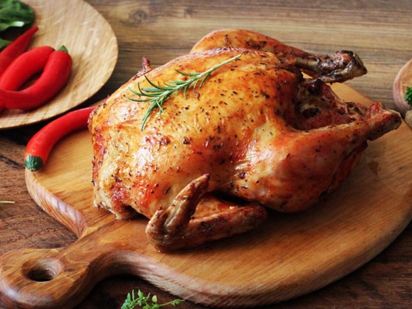 Half Grilled Chicken