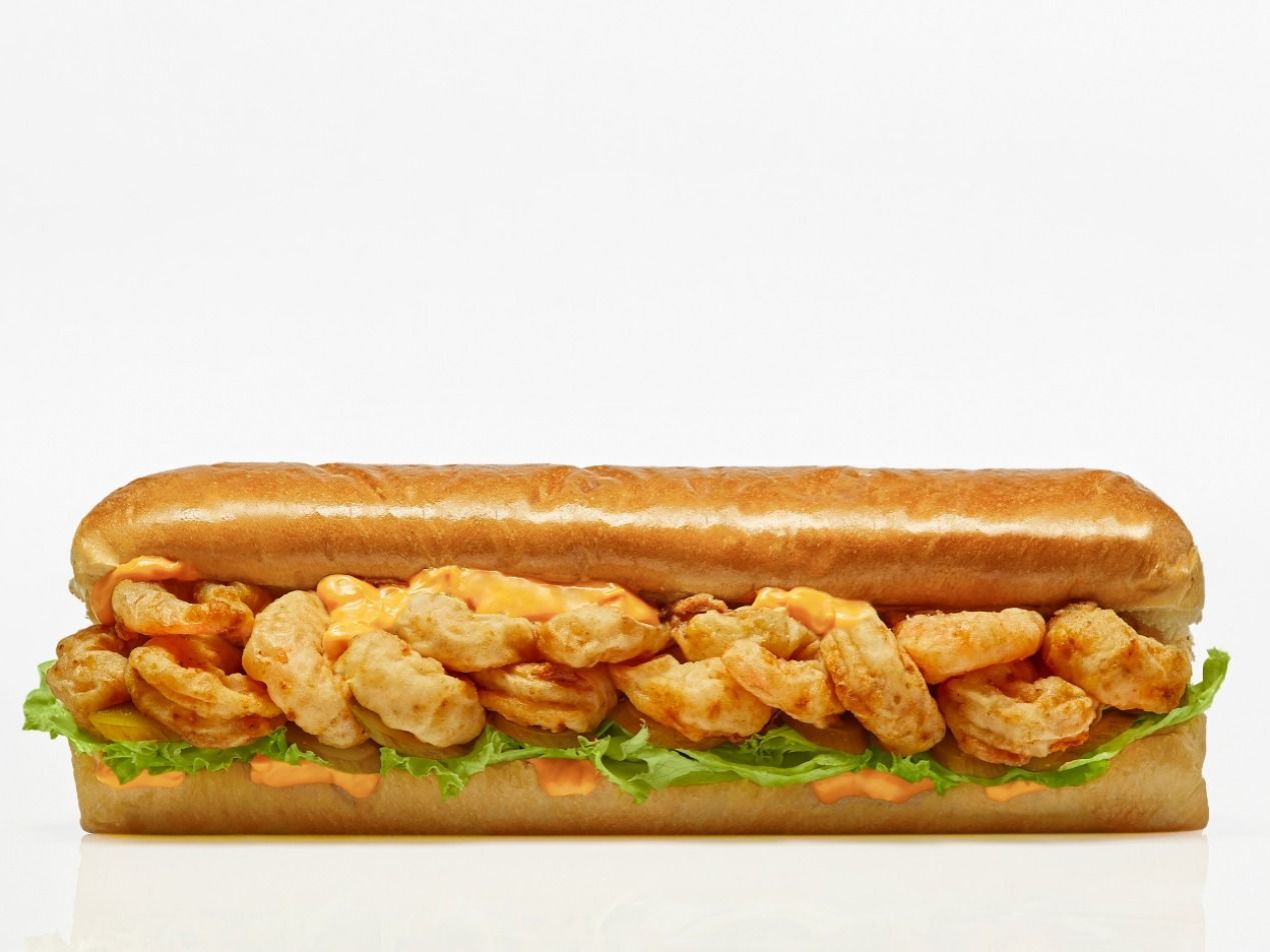 French Bread Shrimp Sandwich