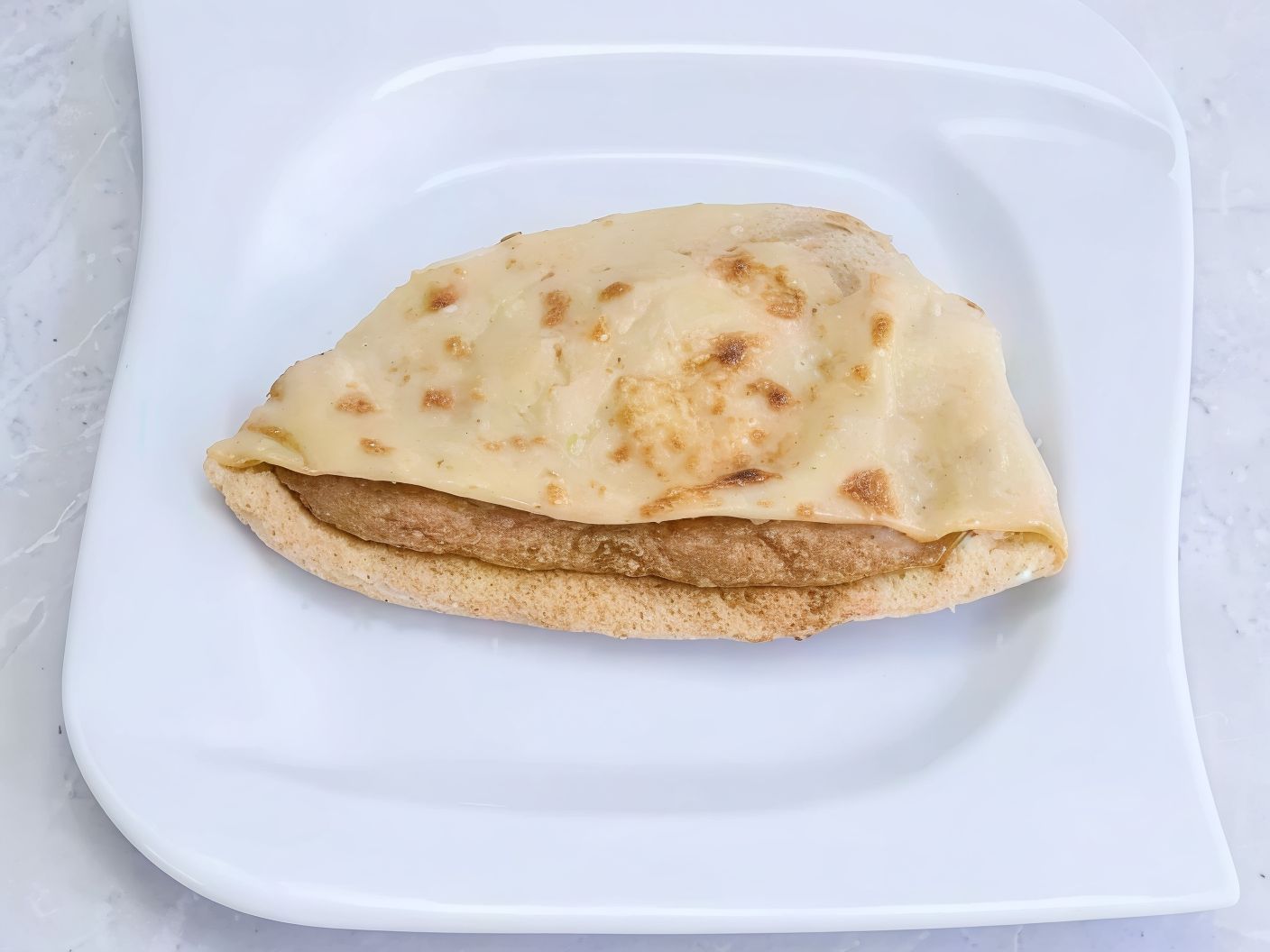 Foul sandwich with local ghee