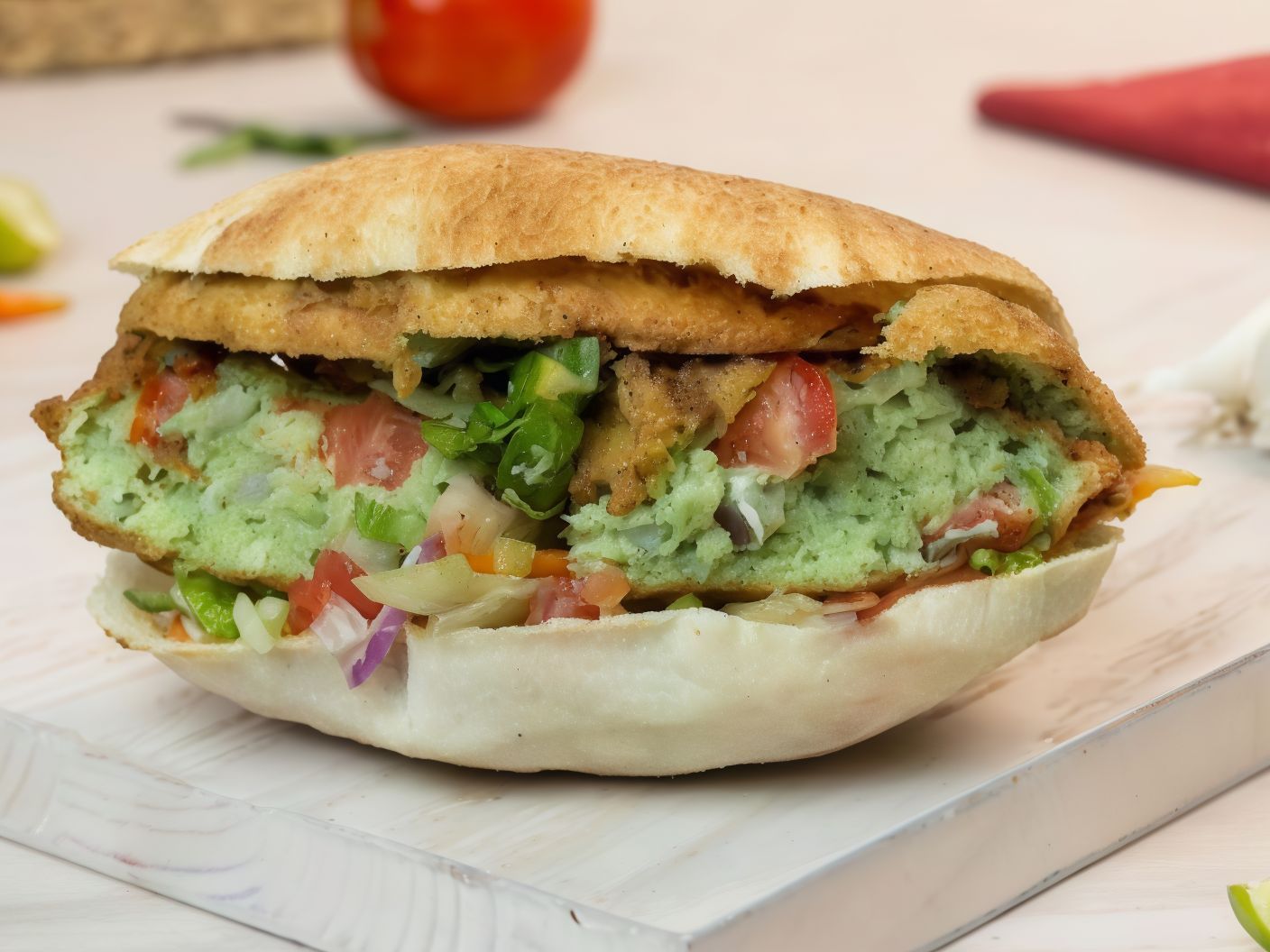 Omelet Sandwich Baladi