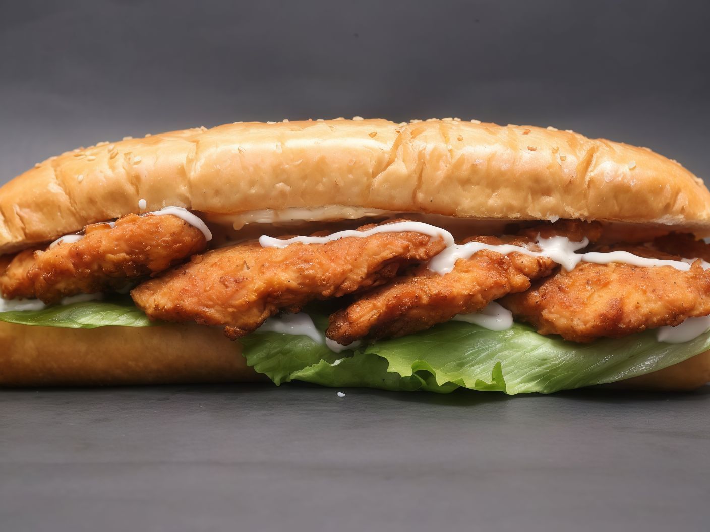 Fried chicken sandwich