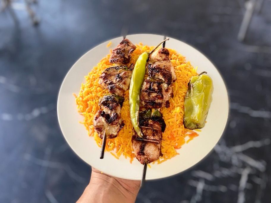 Shish 1/4 Kilo With Rice